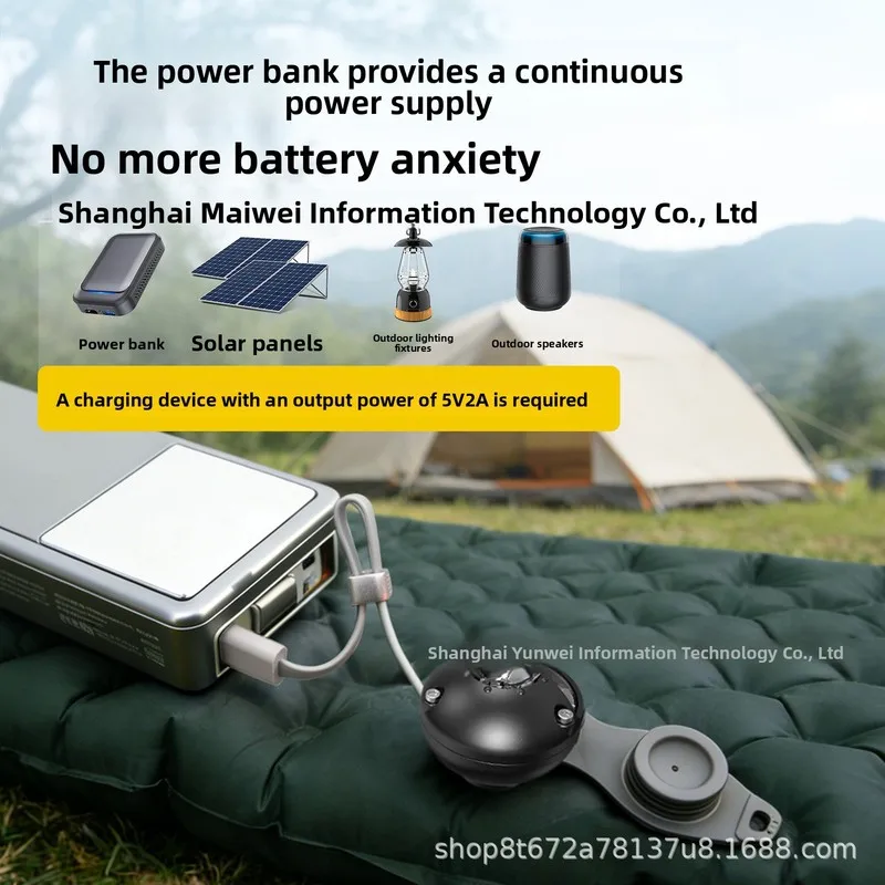 New outdoor mini portable air pump dual purpose pumping and inflating powered by rechargeable battery ultra light and only 30g l