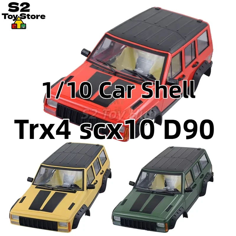 

1/10 Scale Metal RC Crawler Hard Body Shell 313 Wheelbase 275mm For SCX10 D90 Cherokee Off Road RC Truck Replacement Body