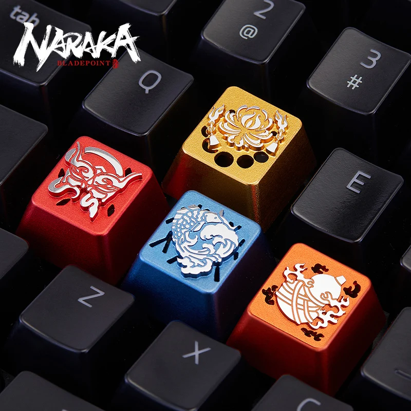 NARAKA: BLADEPOINT -Character Themed Keycaps Computer Keyboard Key Cap Genuine Game Accessories