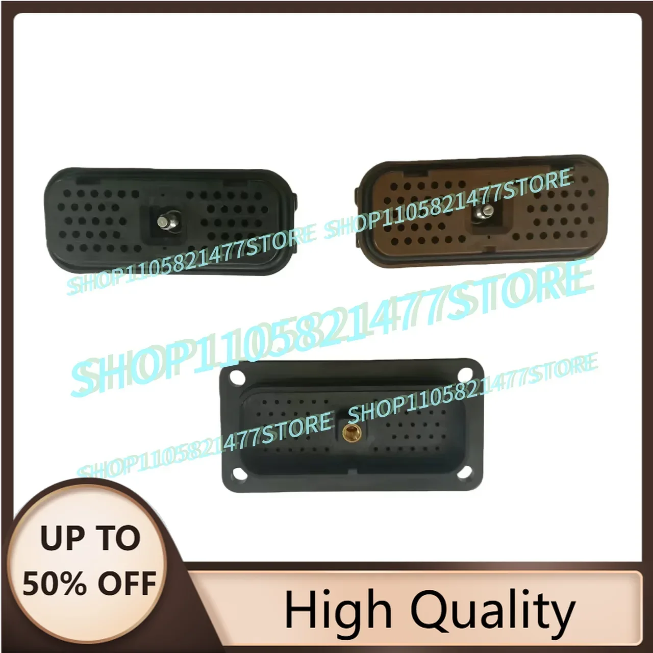 for  E320C and E320D excavators 1pcs 163-6637X 153-2630 153-2620   computer board plug connector 54 pins suitable