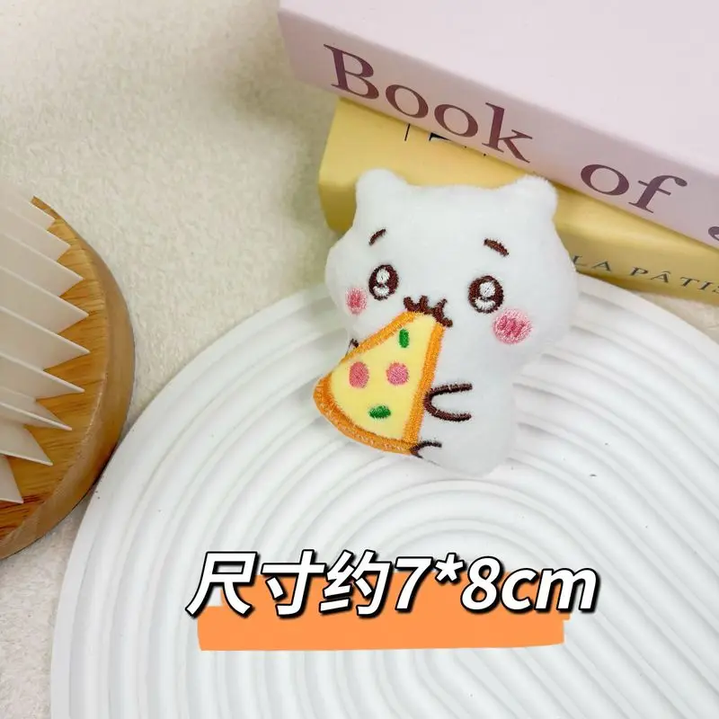 Bonito cara brinquedo de pelúcia chaveiro boneca dos desenhos animados pequenos oito meninas mochila pingente carro alta qualidade pendurado decoração presente natal