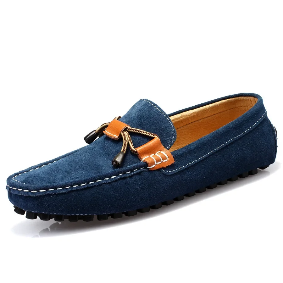 

Men's Shoes Moccasins Loafers Men's Leather Matte Slip-on Loafers British Fashion