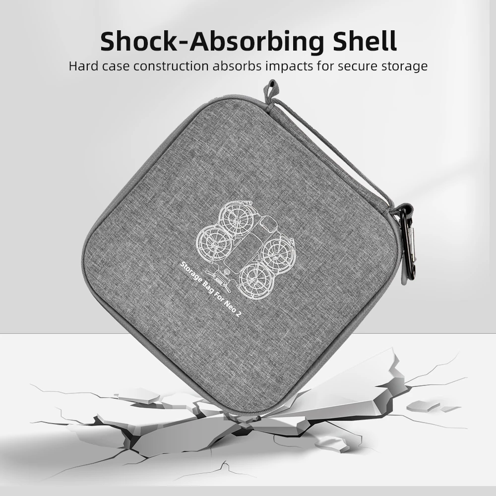 BRDRC Storage Bag for DJI Neo 2 Drone Accessories Body Box Portable Carrying Case Dustproof Anti-scratch Travel Box Handbag