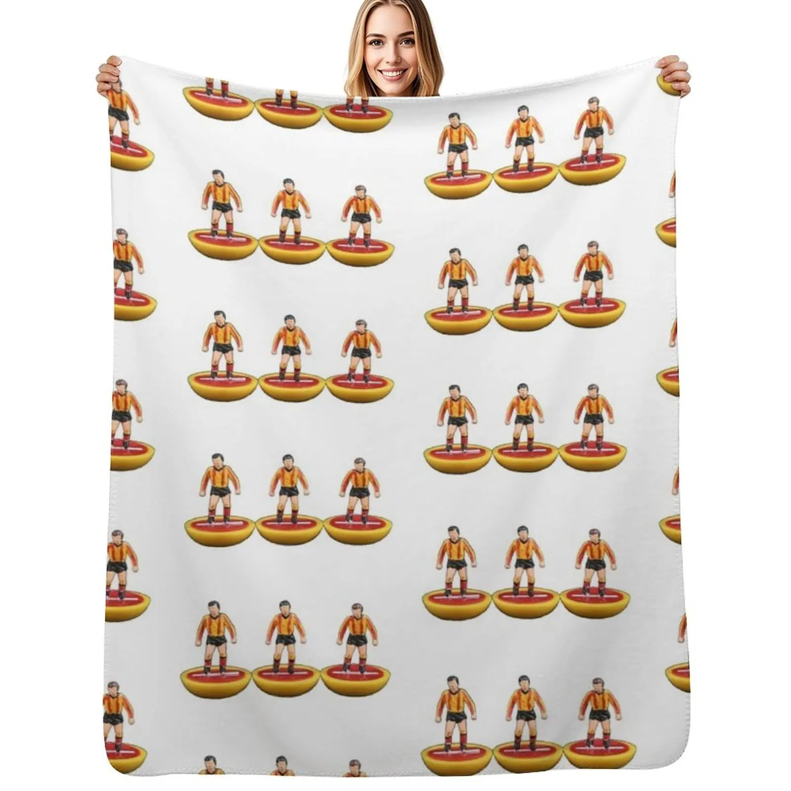 Classic Partick Thistle subbuteo players Throw Blanket for sofa Heavy Quilt Luxury Thicken Furry Warm Blankets