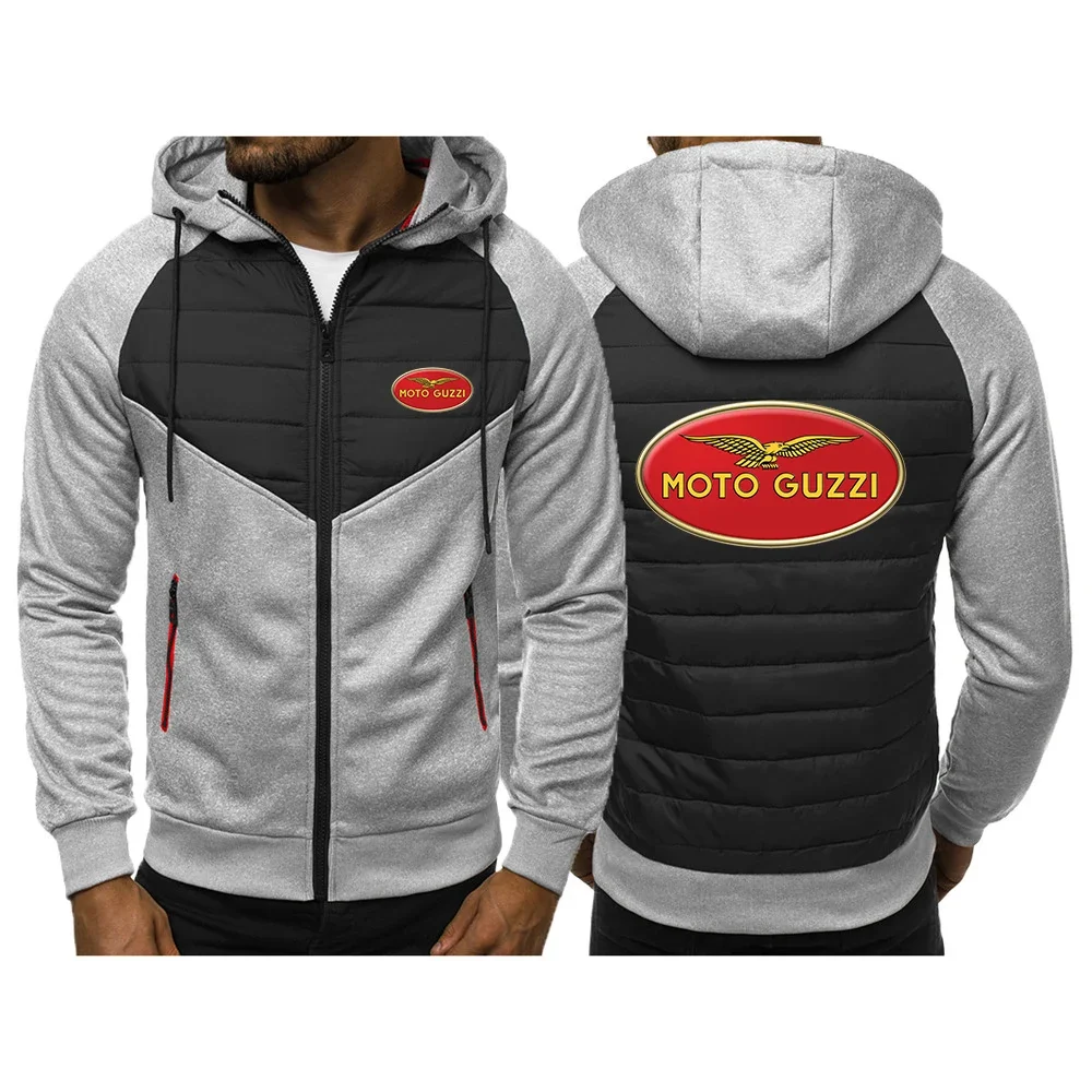 Moto Guzzi 2023 Heren Nieuwe Winter Hoodies Katoenen Jas Sweatshirts Met Hoge Kwaliteit Hip Hiphop Casual Trainingspak Kleding