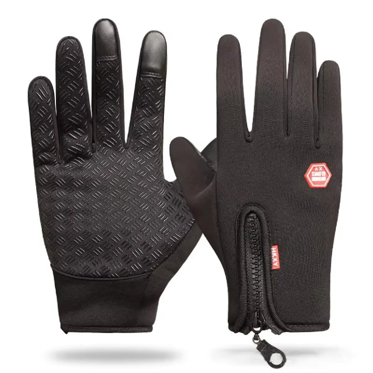 

Cycling Winter Men's Gloves Warm Touchscreen Sport Fishing Splash-proof Skiing Army Snowboard Nonslip Zipper Women Gloves