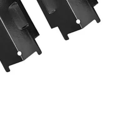 Enhance Cooking Performance Grill Grill Replacement Black Heat Plate Rust Resistant Coating Even Heat Distribution