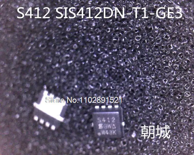 

10PCS/LOT SIS412DN-T1-GE3 S412 QFN8 MOS