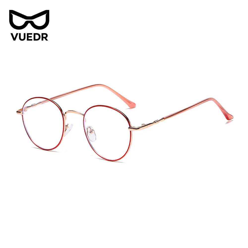 2026 Fashion Round Reading Glasses Women Anti Blue Light Computer Luxury Brand Metal farsightedness Plus Eyeglasses + 50 1 75