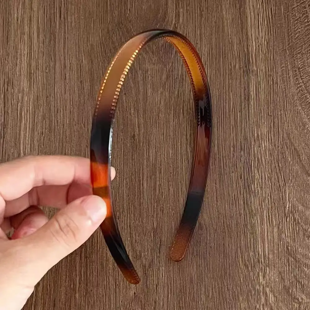 1 Stück Damen-Acryl-Haar-Stirnbänder – Schildpatt-Stile, rutschfest, elegant für den Alltag, Party, Vintage-inspirierte Haar-Accessoires – Detail 8