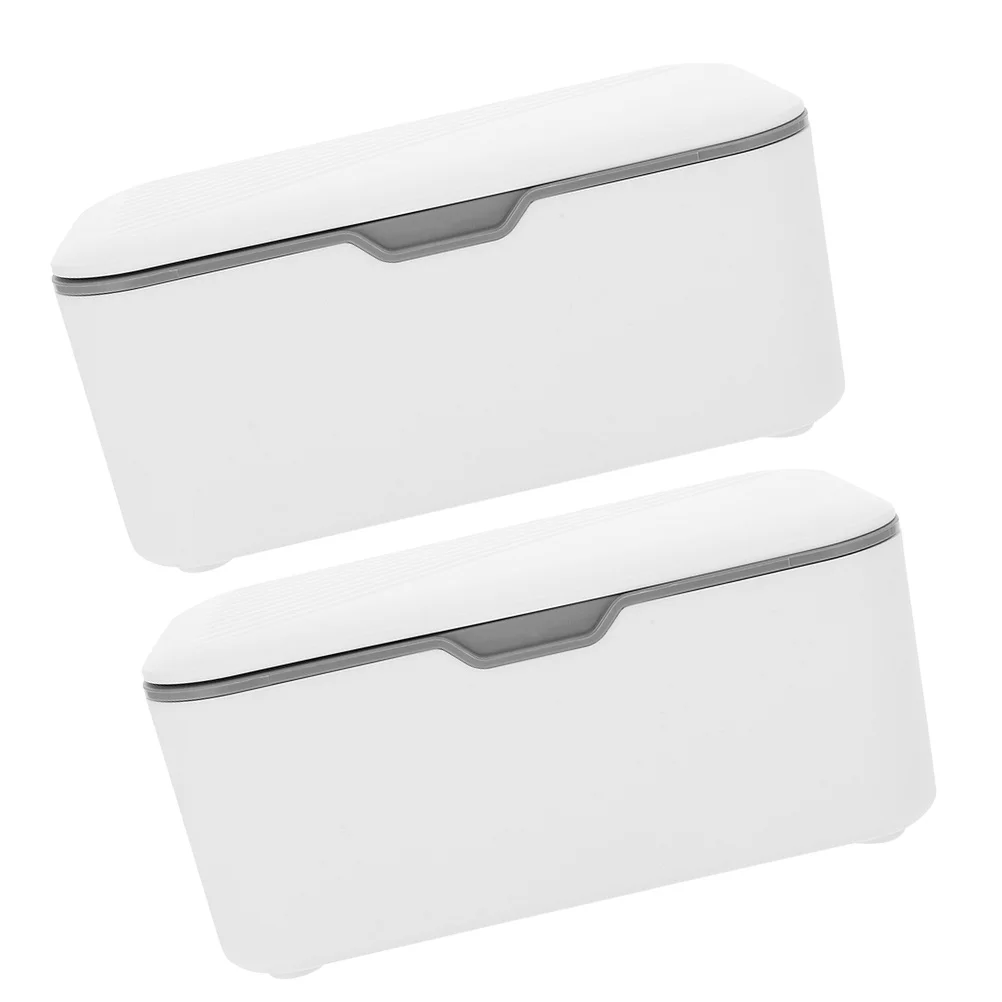 2 pezzi porta salviette per bambini dispenser di salviette riutilizzabile durevole scatole di immagazzinaggio compatte contenitore di salviette da viaggio dispenser di salviette portatile