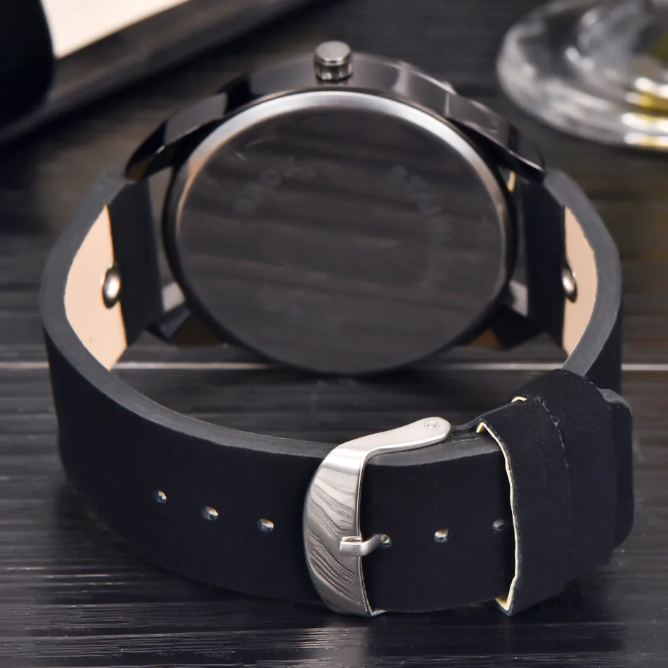 AL-81시계 남성용 가죽 쿼츠 시계 군용 스포츠 시계