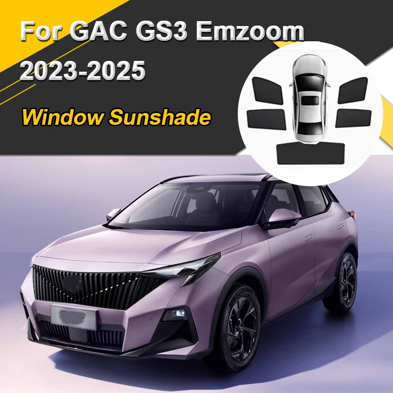 

Car Sun Shades For Trumpchi GS3 GAC Emzoom MK2 2023 2024 2025 Sunshades Magnetic Heat insulation Visor Window Auto Accessories