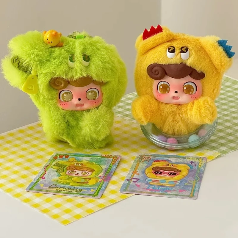 

Q.Kid Mystery Boxes Emotional Furry Monster Plush Pendant Figurine Trendy Toy Collection Model Dolls Girl Bedroom Ornament Gift