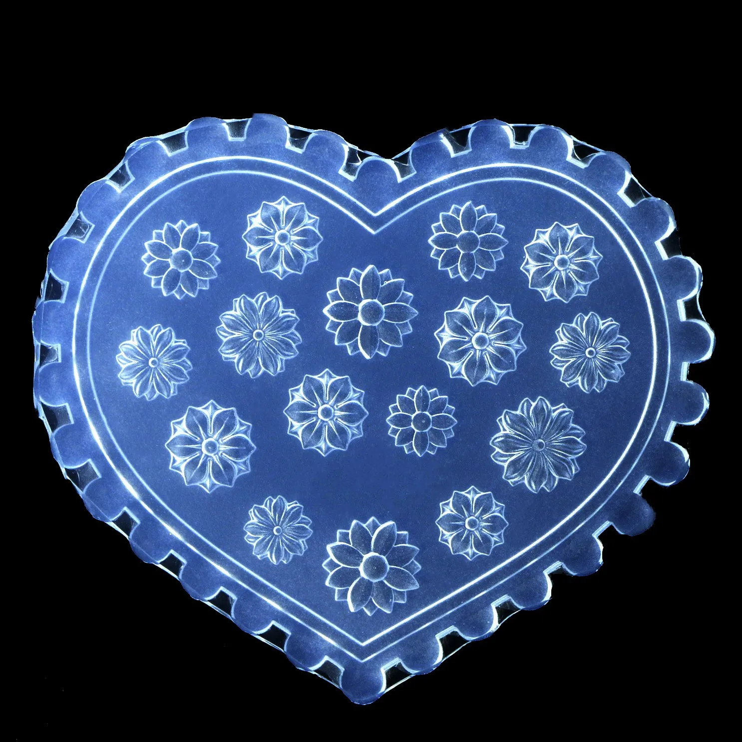 SNASAN Flügel Schleife Blumen Mond Stern Silikonform für Schönheit Nail Art DIY handgemachtes Werkzeug kleine Perlen Polymer Clay Form