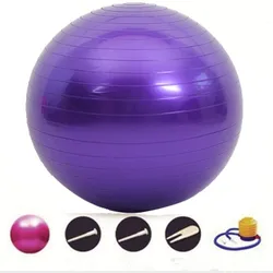 Yoga Ball Fitness Balls Sports Pilates Birthing Fitball Exercise Training Workout Massage Ball Gym Ball 45cm