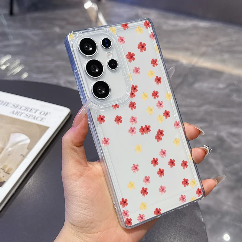 

The cute blue bird Phone Case for Samsung Galaxy S25 Ultra S20 FE S21 S22+ S23 Plus S24 S26 Edge Cases Transparent Soft Covers