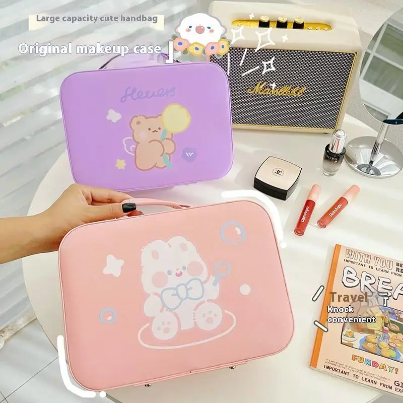

Portable Makeup Pouch For Touch-Ups, Mini Lipstick Cosmetics Storage Bag, Large Capacity Multifunctional Organizer, Toiletry Bag