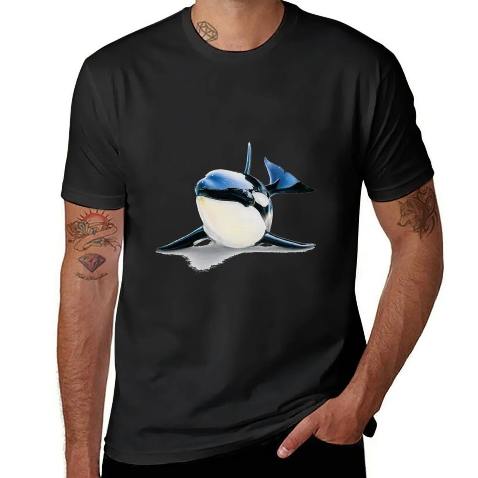 

Moana the Killer Whale ORCAS T-Shirt cute clothes quick-drying blacks mens t shirts casual stylish