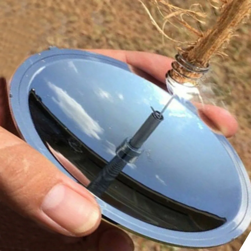 Reflector Solar Igniter Starter Tool Wind-resistant Hiking Plastic Aluminum Transparent Water-proof Accessories