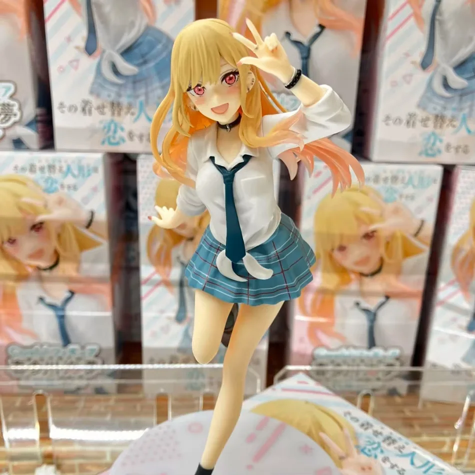 My Dress Up Darling MARIN KITAKAWA Uniform Anime Figure Toys 18cm PVC Model Collector Halloween Christmas Gift