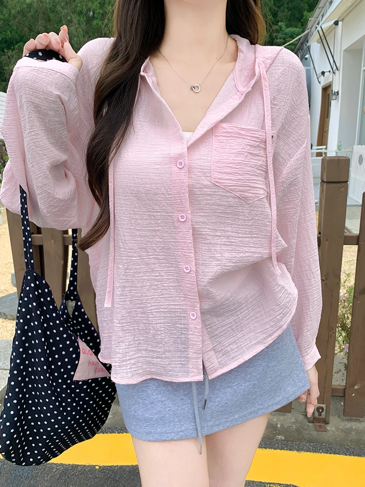 

Womens Blouse Summer Women Shirt Stripe Blouses Spring Long Female Maxi Blusas Casual Vintage Long Sleeve Cotton Oversize Loose
