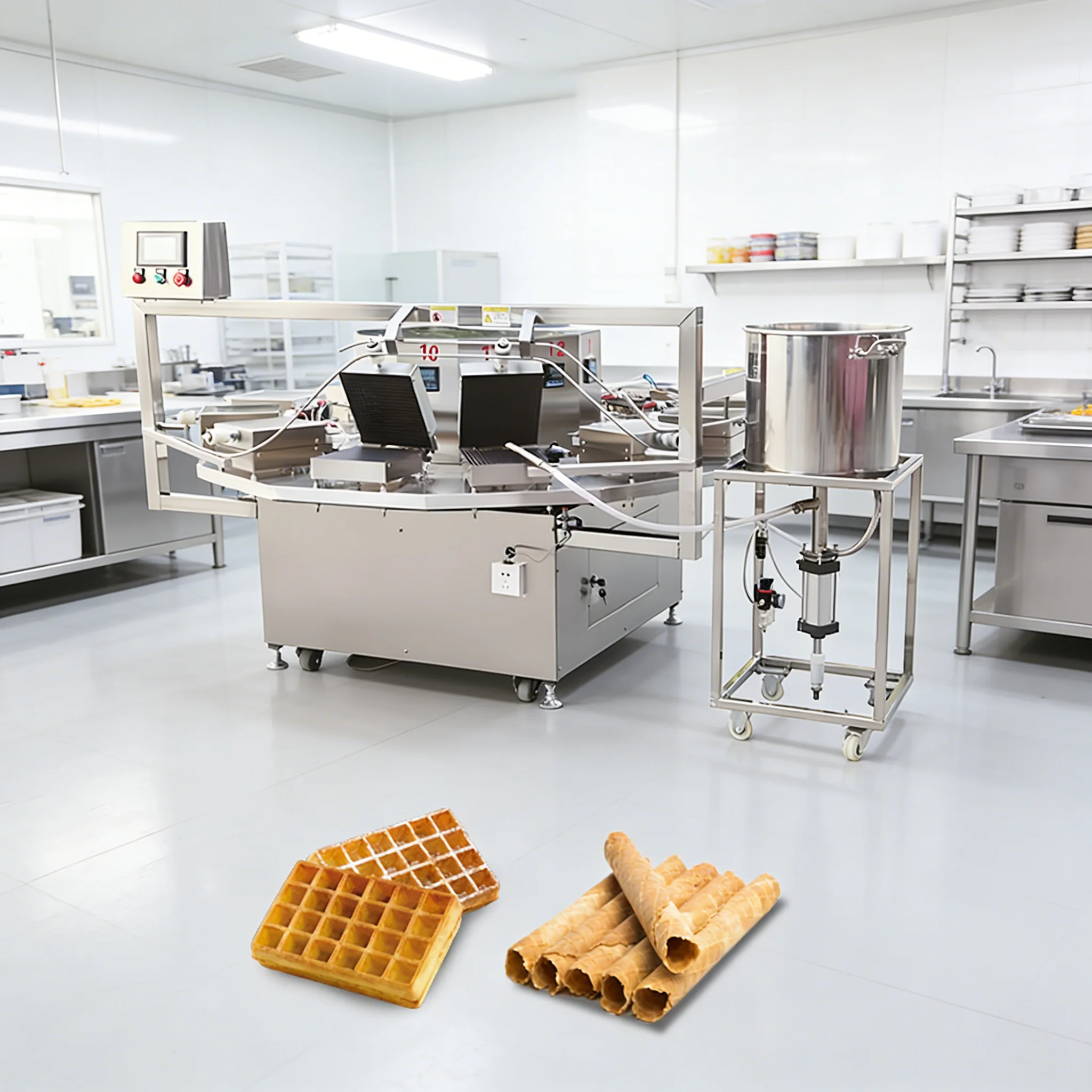 Hot Seller Item Uniform-sizing Homemade Ice Cream Cone Making Machine Wear-resistant Ice Cream Cone Punching Machine Manual