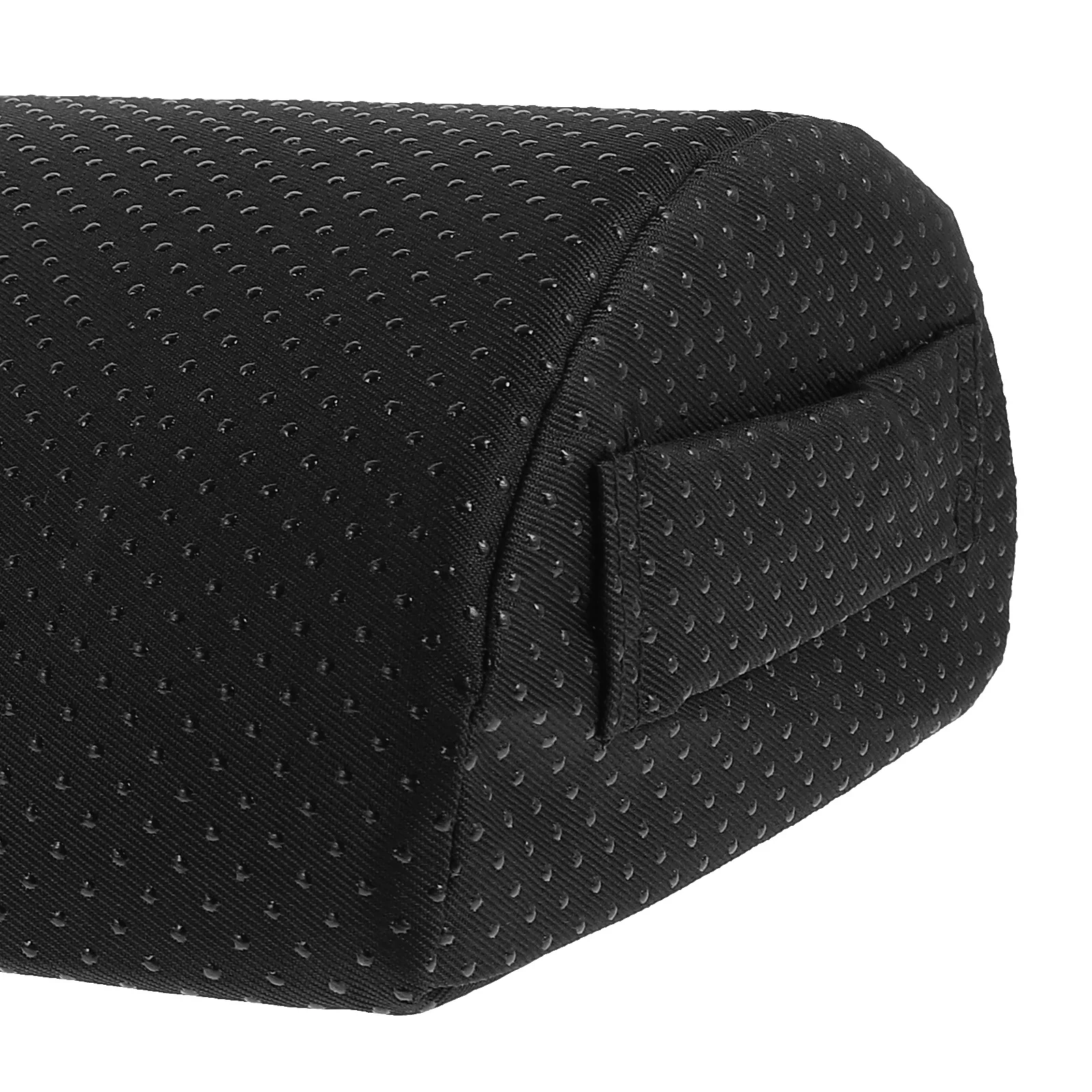 

1Pcs Memory Foam Foot Pillow Semi-Cylindrical Foot Rest Pad Black Cushion for Leg Swelling Relief Travel Office Use