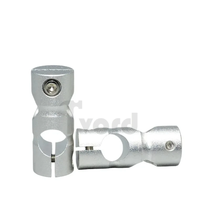 Aluminum Alloy Cylinder Fixing Clamp Cross Axis Bracket Strut Clamps Optical Axis Cross Block Steel Pipe Fixing Bracket Connecti