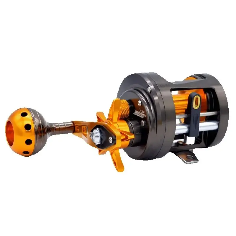 

301 Series Round Baitcast Reel 6KG Carbon Fiber Drag Aluminum Body and Spool Magnetic Brake System 12+1 Bearings Cast Drum Wheel