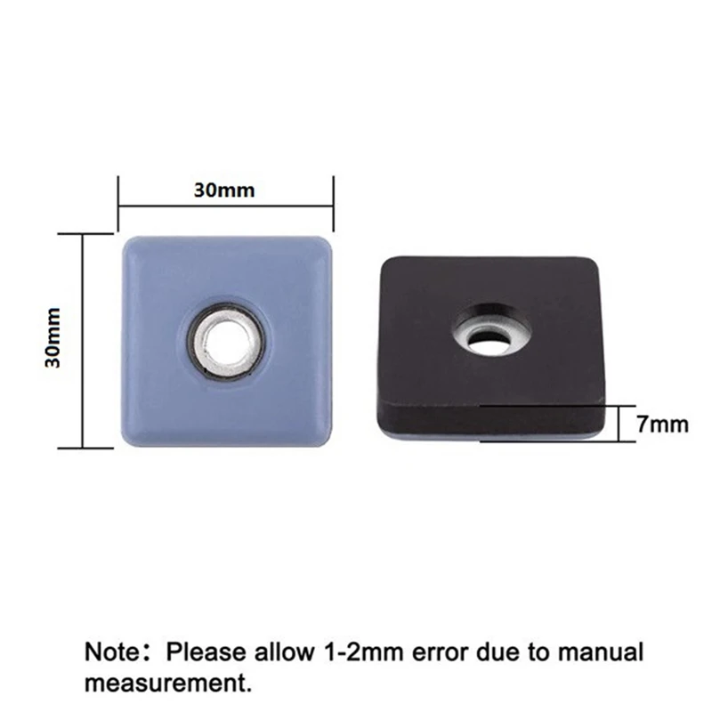 40 szt. Szybowce meblowe PTFE łatwe do przenoszenia suwaki z ochraniacz na podłogę śrubowymi do podłóg wyłożonych kafelkami