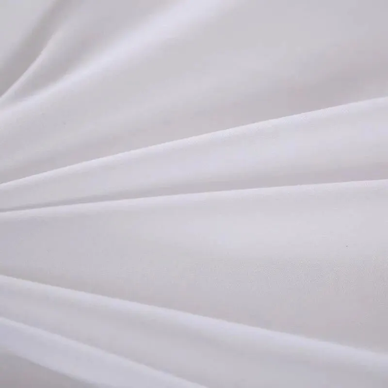 120x210cm Solid White Flat Sheet Polyester Bedding Sheets Sanding Flat Bed Sheet For Students