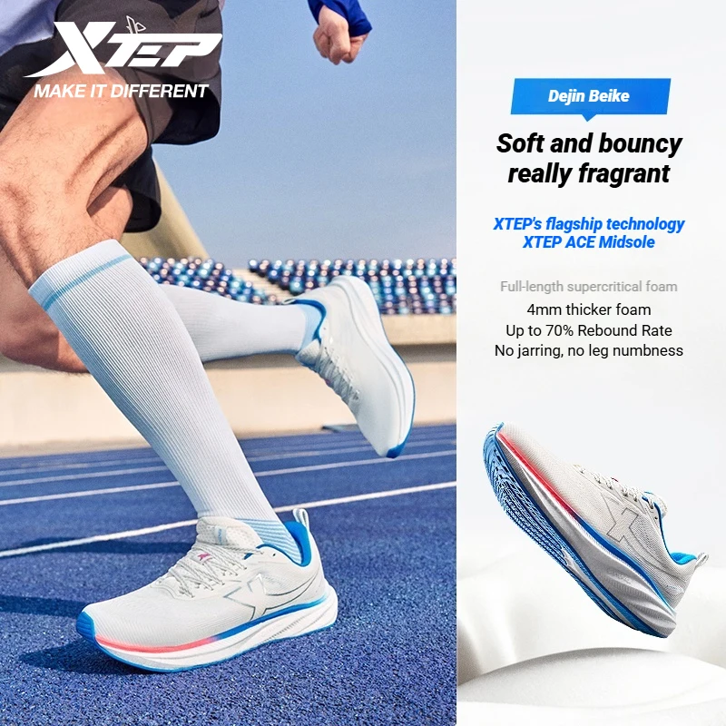 Xtep PIONEER 2.0 Mesh Sports For Men Winter Sneakers Shock-Absorbing Lightweight Running Shoes Low Incline 874119110009