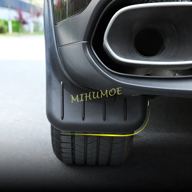 

For Porsche Cayenne 2011-2018 4Pcs Car Tire Fender Front Rear Wheel Mud Flaps Splash Guards Mudflaps Mudguards With Screw