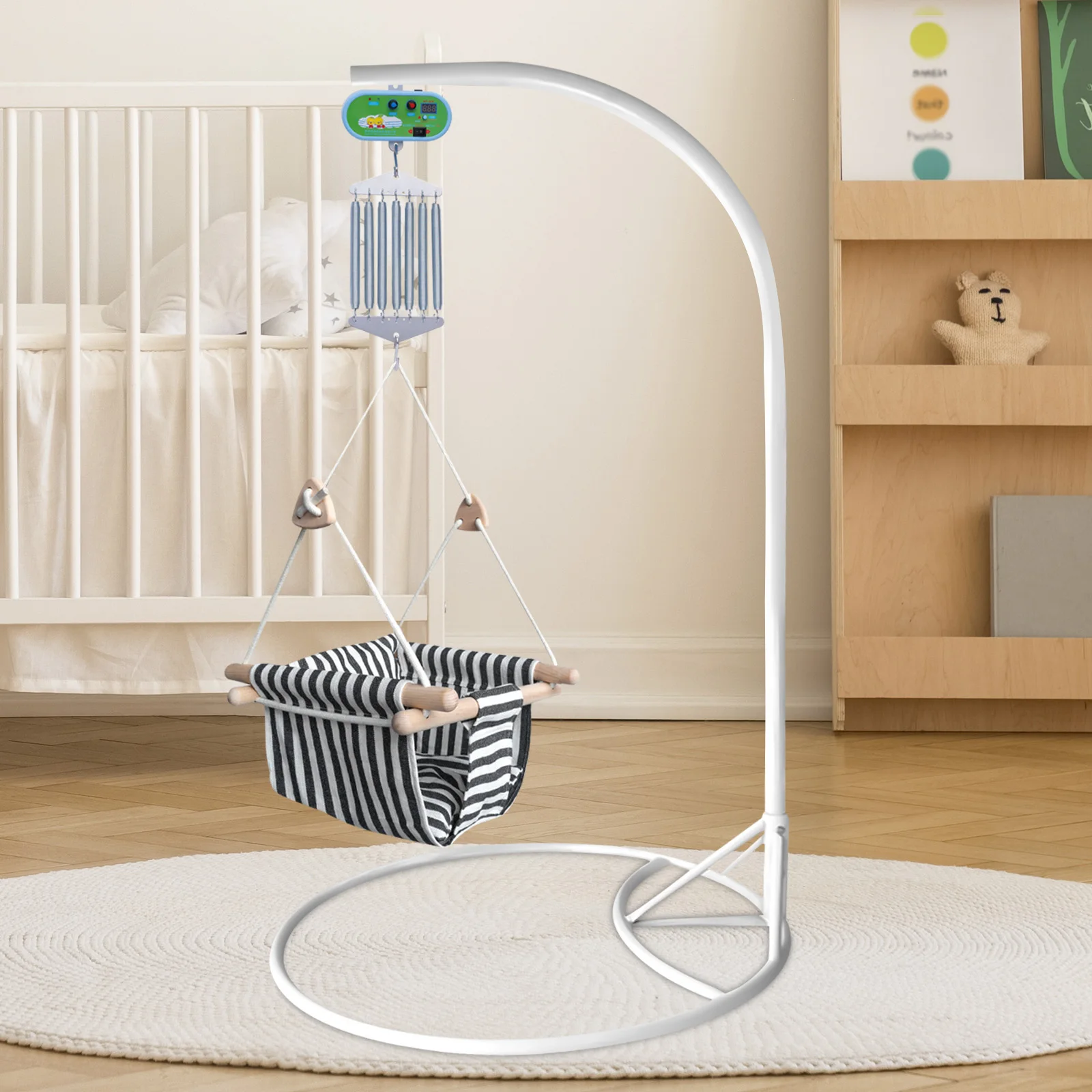 Portable Indoor Hanging Electric  Cradle Controller Adjustable Timer Sleep Soother Swing Controller