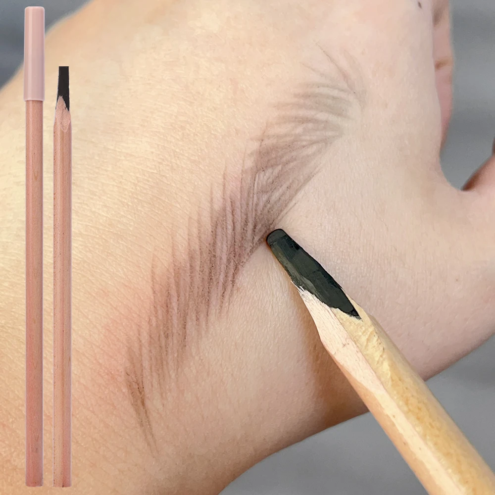 Rehausseur de teinte de tatouage imperméable à l'eau, crayon professionnel pour les sourcils, eye-liner naturel, outil cosmétique, maquillage longue durée