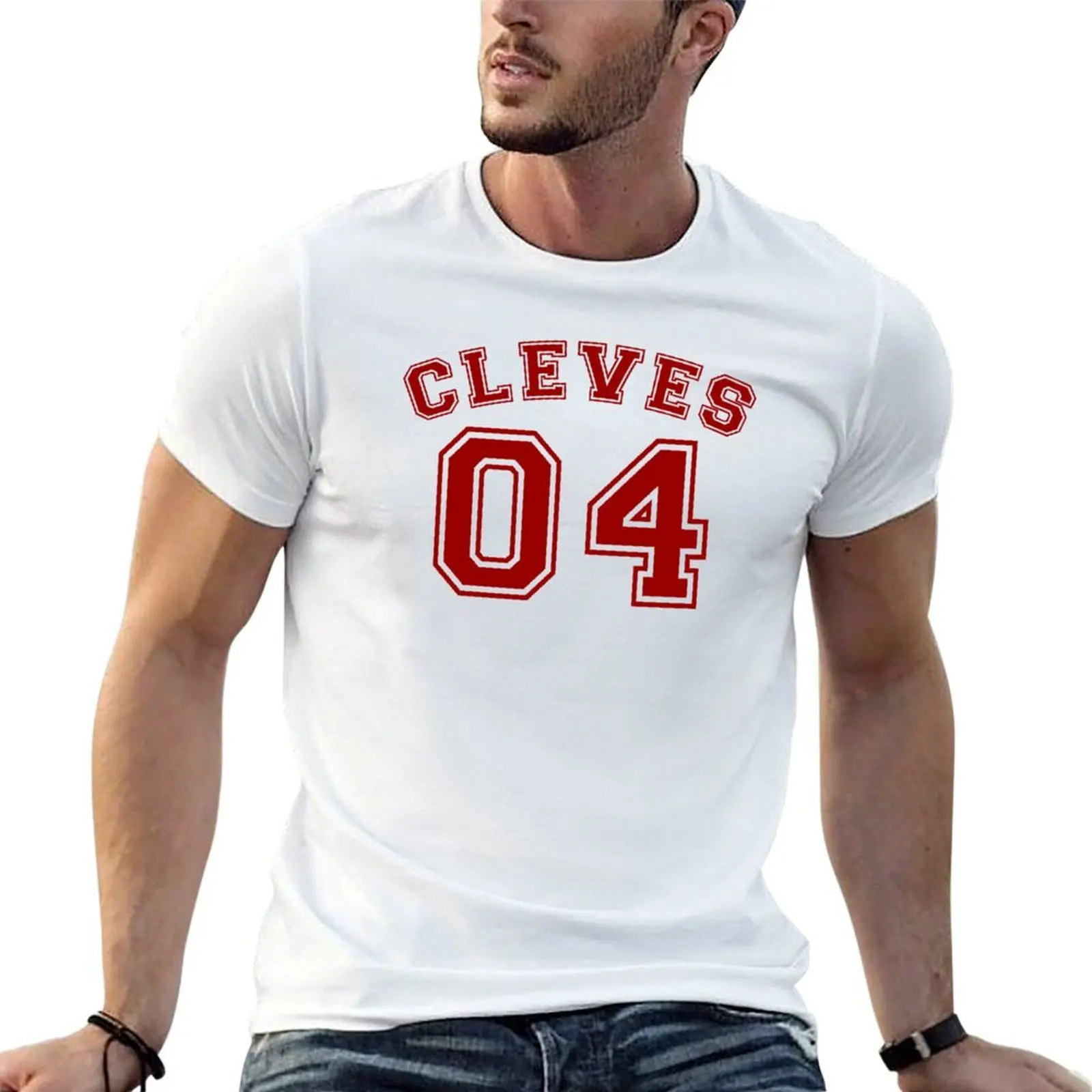 Cleves Varsity T-Shirt new edition vintage clothes fitted t shirts for men