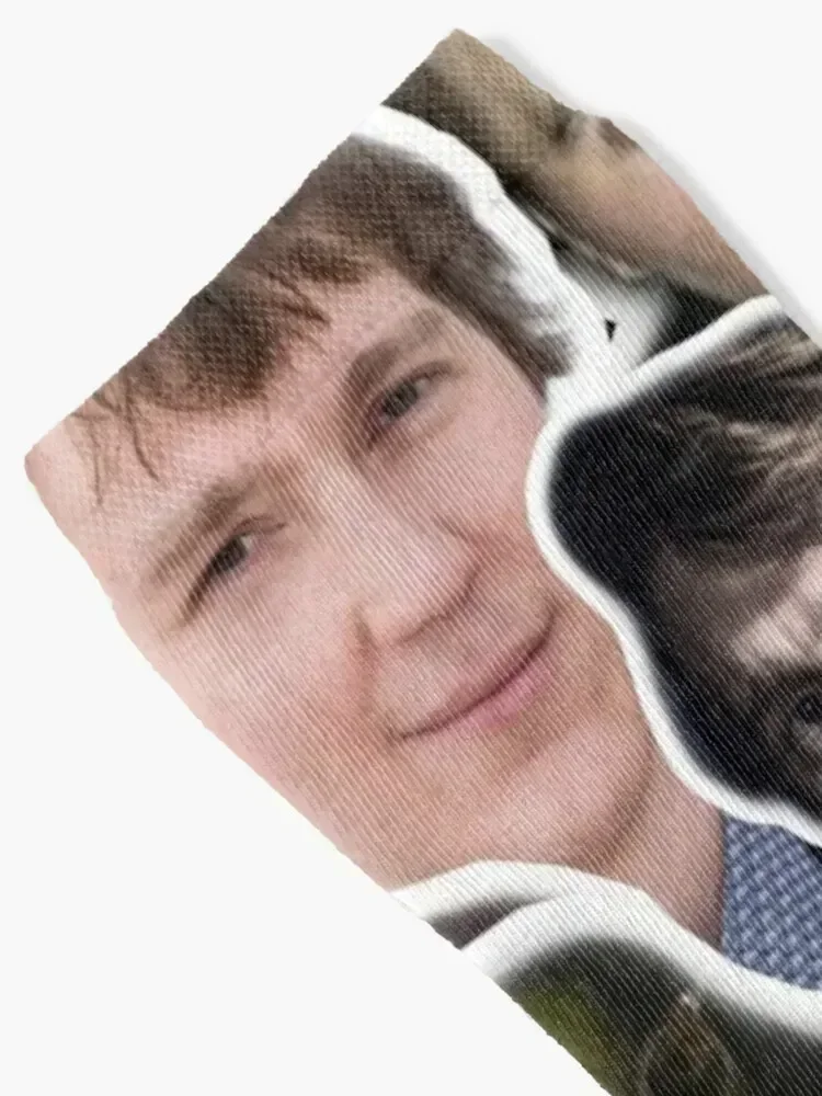 I love paul dano photo collage Socks fashionable designer brand snow basketball Male Socks Women's