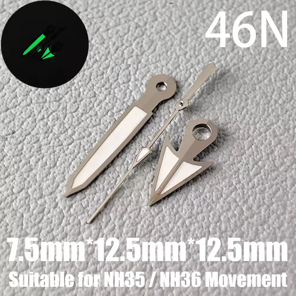 Watch Hands NH35 Hands NH36 Hands Green Luminous Hands Second Hands Watch Accessories Suitable For NH35/NH36 Movement