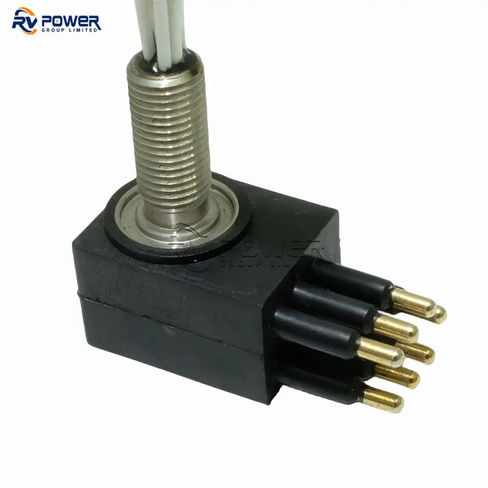 LPMBH-7-FS-IM Impulse Low Profile Micro Bulkhead in Line 7 Pin Female Socket Connector