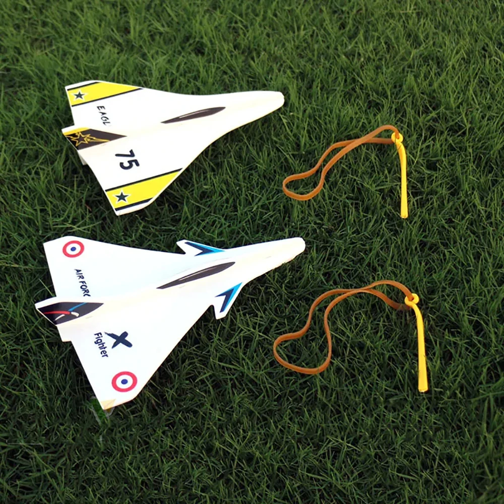 2PCS Set EPP Foam Plane Ejection Takeoff Airplanes Hand Throwing Outdoor Glider Educational Parent Child Toy