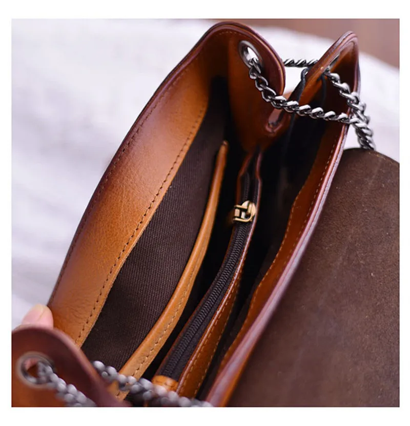 Sac à bandoulière en cuir véritable avec chaîne pour femme, sac à bandoulière en cuir véritable, sac décontracté extérieur, sac à bandoulière 600, designer de mode, fête de week-end