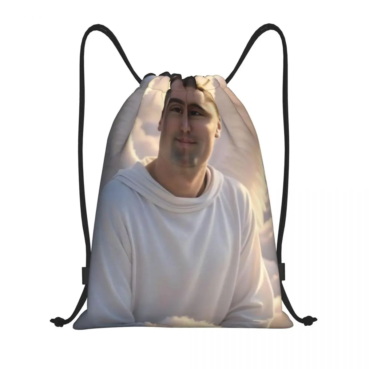 Charlie Kirk Angelic Advocate Sac à dos à cordon de serrage Sac à dos de sport Sac à cordes pour le cyclisme