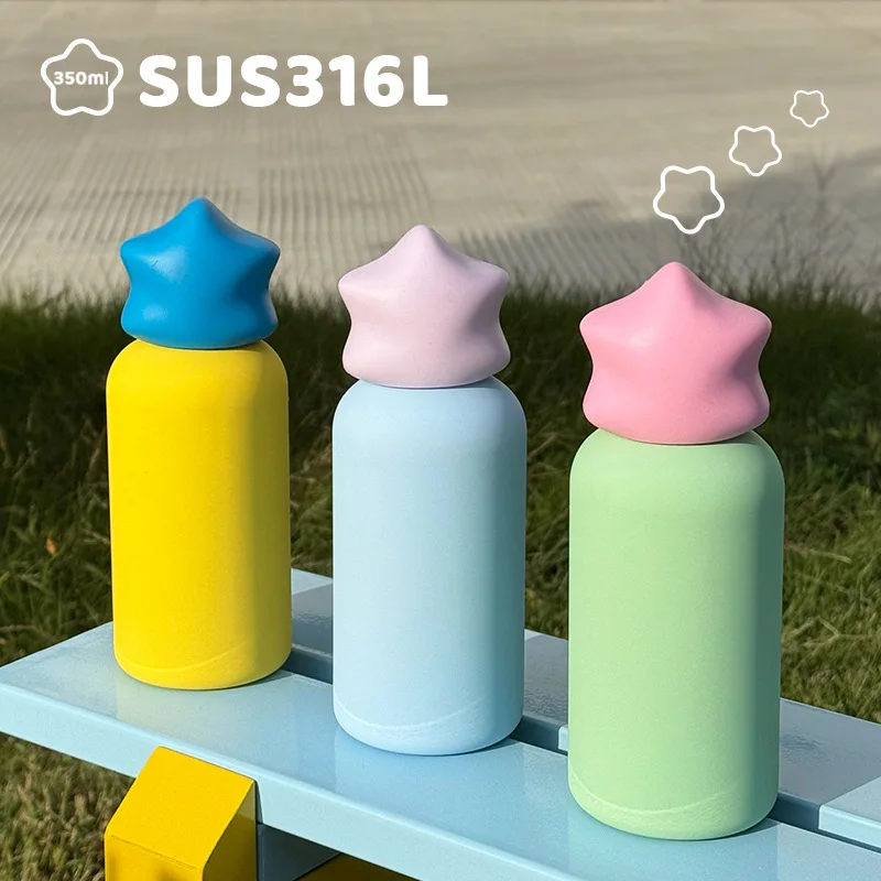 

350ml Mini Children's Thermal Water Bottle,Double-layer Stainless Steel Vacuum Drinkware,Gifts,MUG,Student's Sports THERMOS CUP