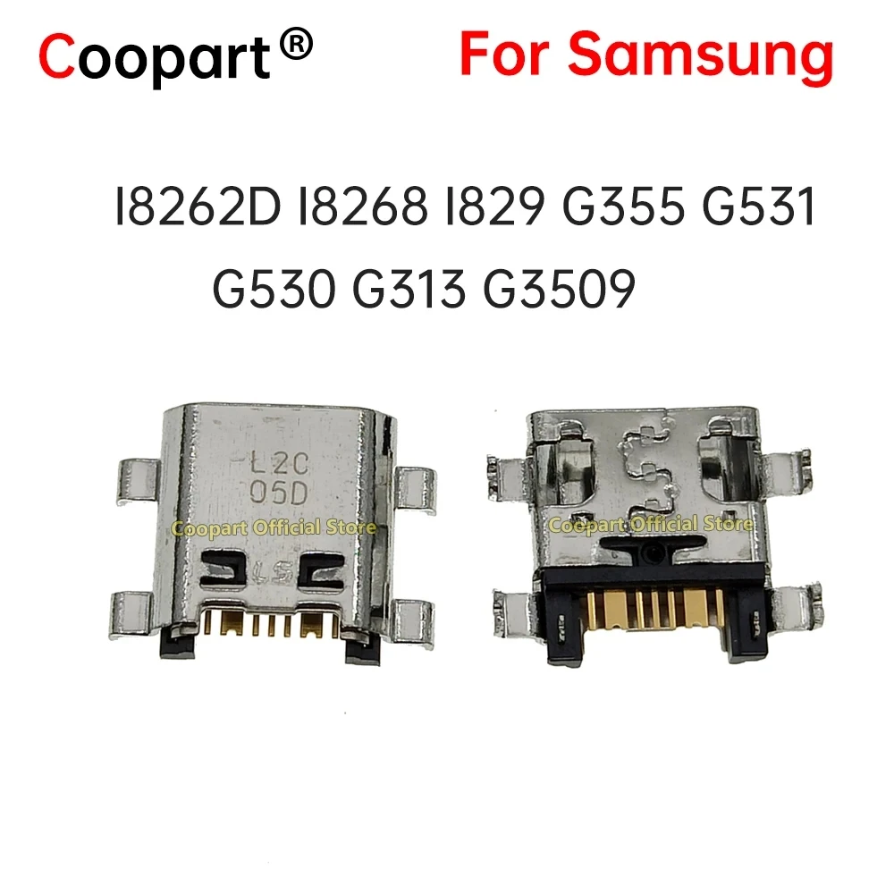Conector micro usb de 7 pinos para samsung i8262d i8268 i829 g355 g531 g530 g313 g3509 porta de carregamento traseira doca plug porta do carregador