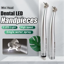 Air Turbine Mini Head LED Dental High Speed Handpiece With Double Lamps Handpiece Medical Supplies For Children Dentist Tool