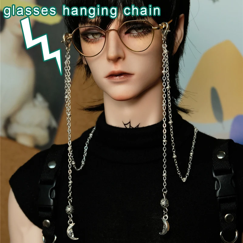 D04-A192 children handmade toy 1/3 ID75 Uncle MSD MDD Doll BJD/SD GSC doll Accessories glasses hanging chain 1 pcs