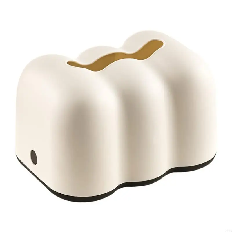 G99A Cloud Shape Tissue Box Holder Playful Cloud Tissue Box Organizers Efficient Tissue Dispenser Paper Storage Box