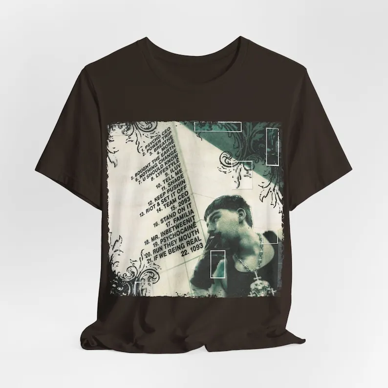 Aesthetic Yeat 2093 Vintage Rap Hip Hop Music Streetwear Unisex Classic Graphic Unisex Short Sleeve T-Shirt