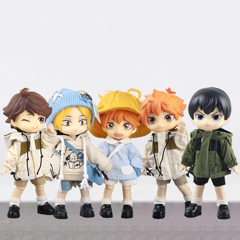 

Haikyu OB11 Кукла Kozume Kenma Hinata Shoyo BJD подвижные суставы аниме фигурки полный полный набор аниме товары игрушка в подарок